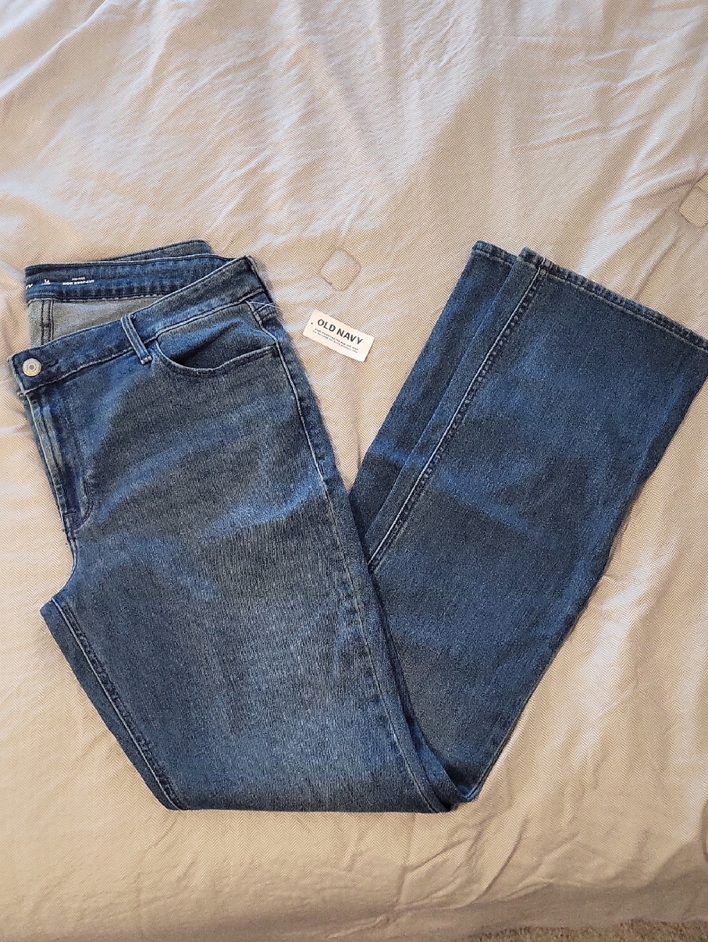 Old Navy Women's Dark Blue Boot-Cut Jeans